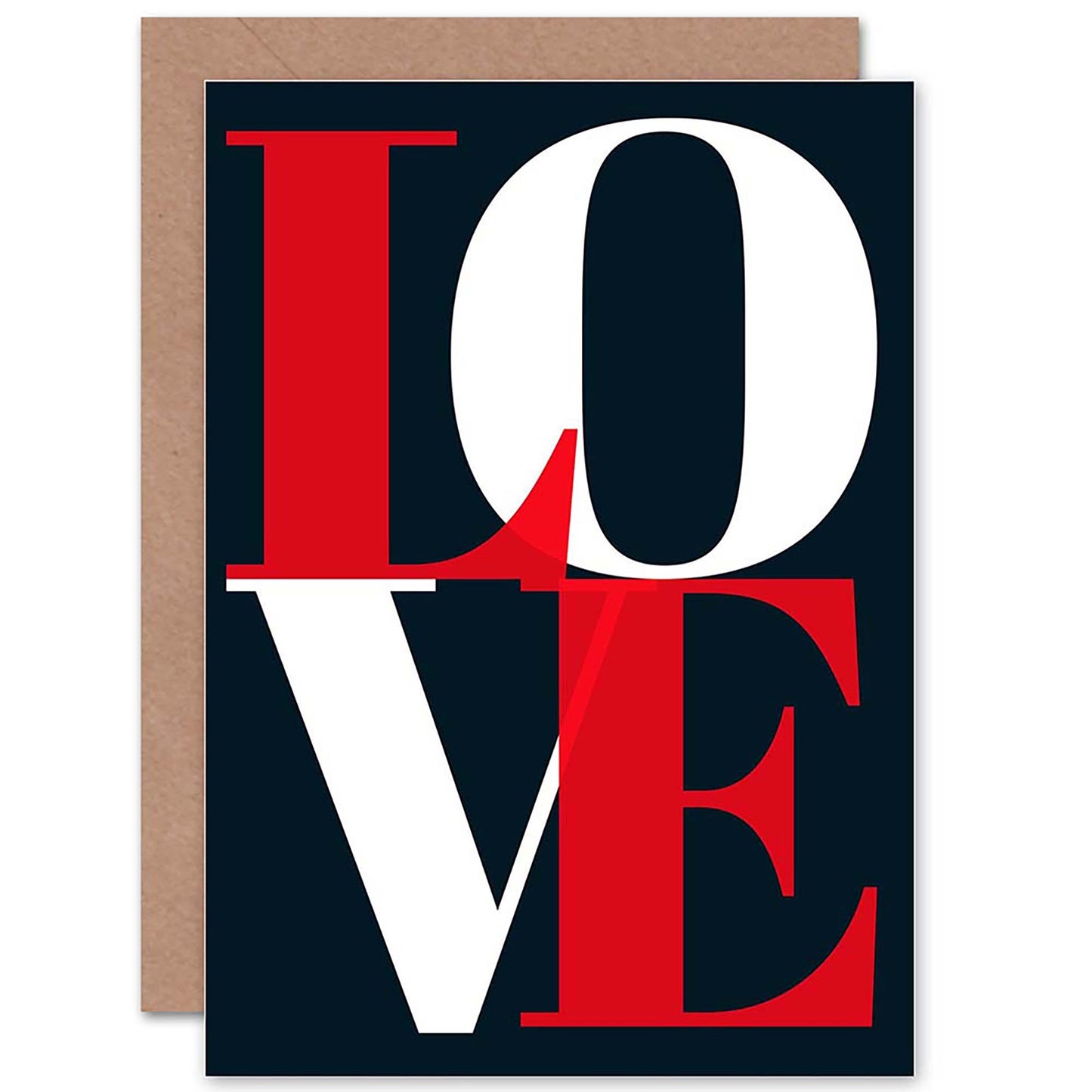 Big Love Letters Partner Romantic Card