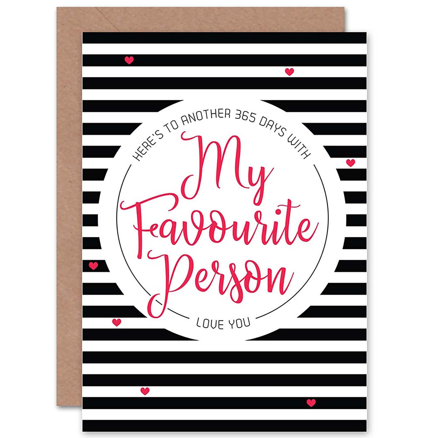 Another 365 Days You Partner Romantic Card
