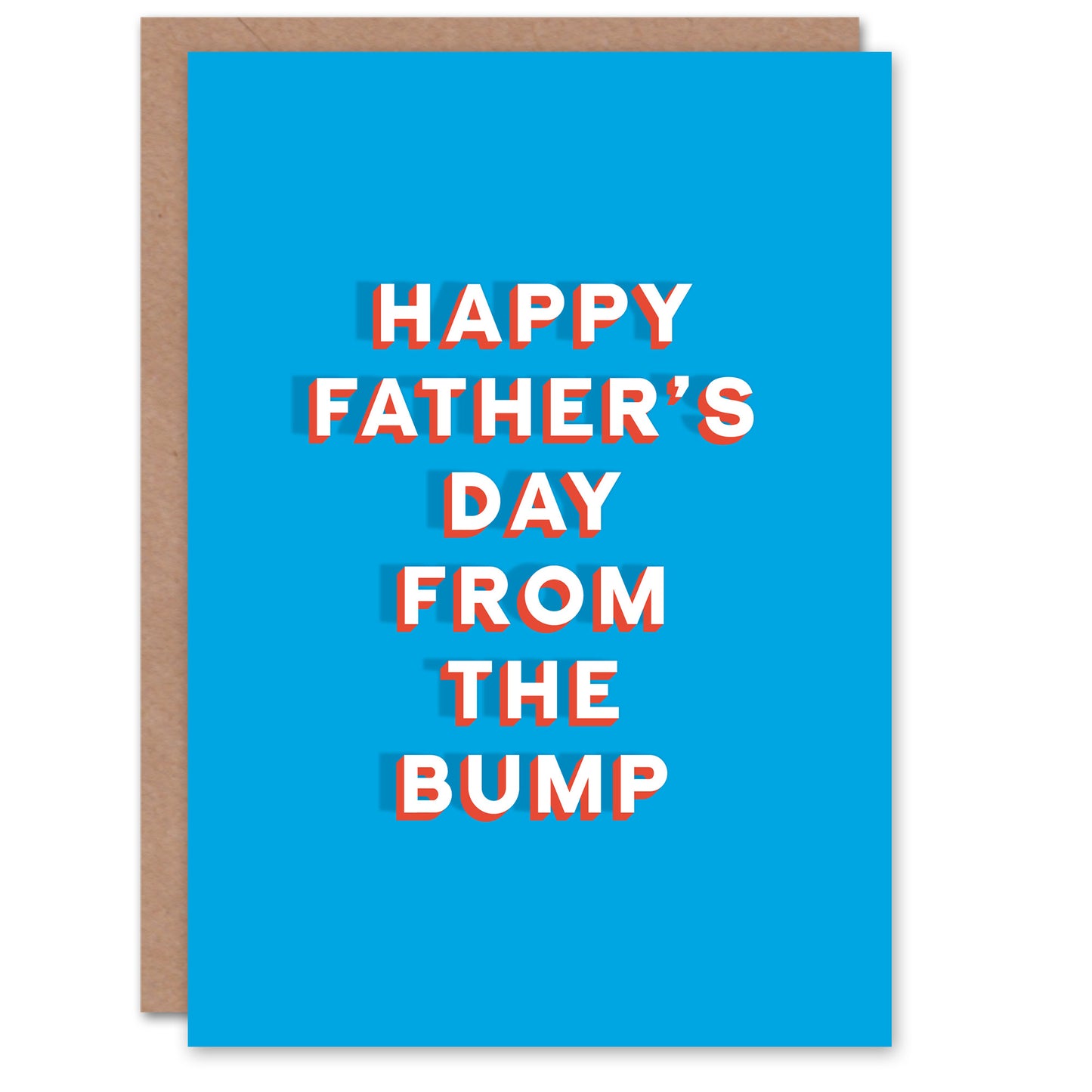Bump Be Sincere Loving Thoughtful Father's Day Card