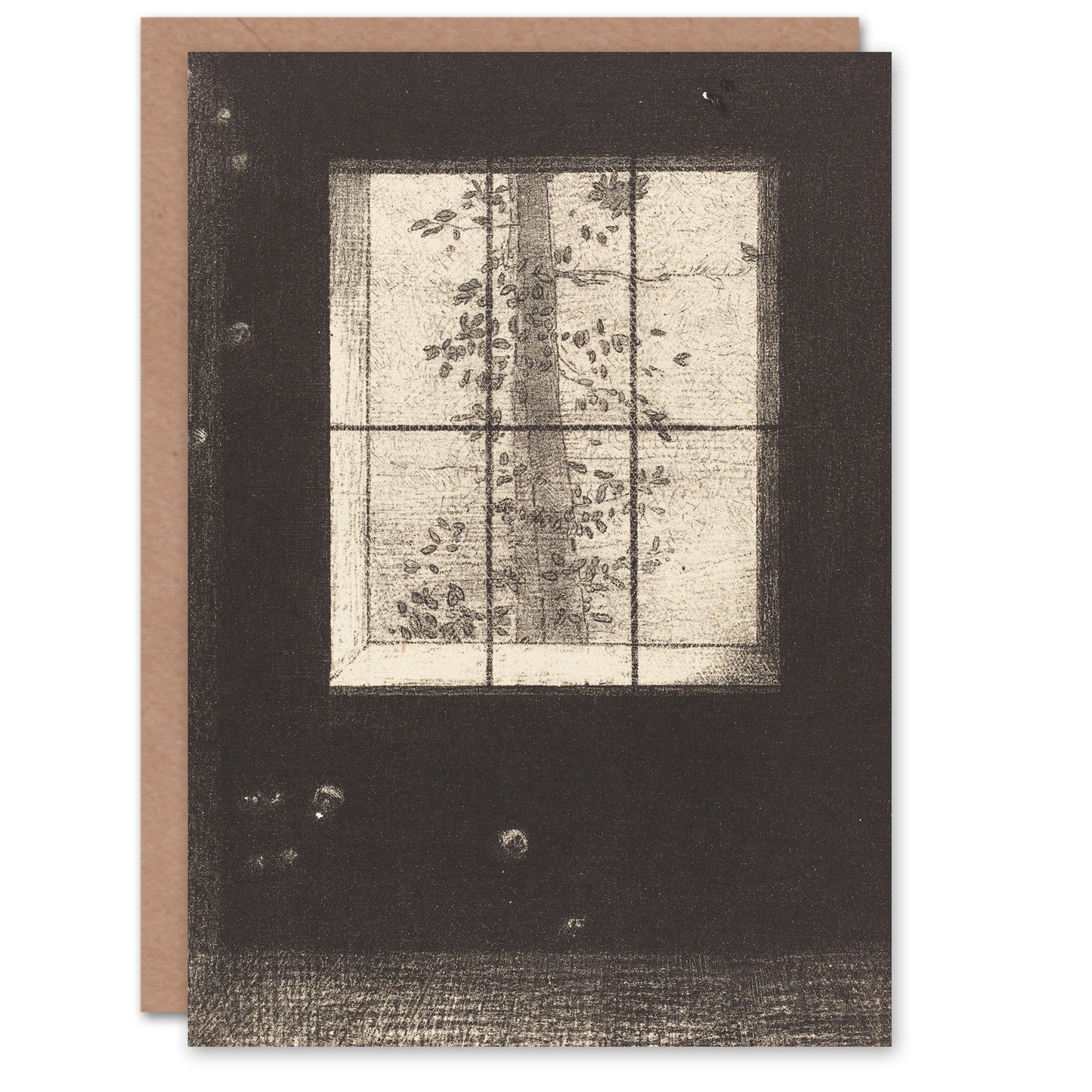 Odilon Redon Art Card Le Jour Day Window View