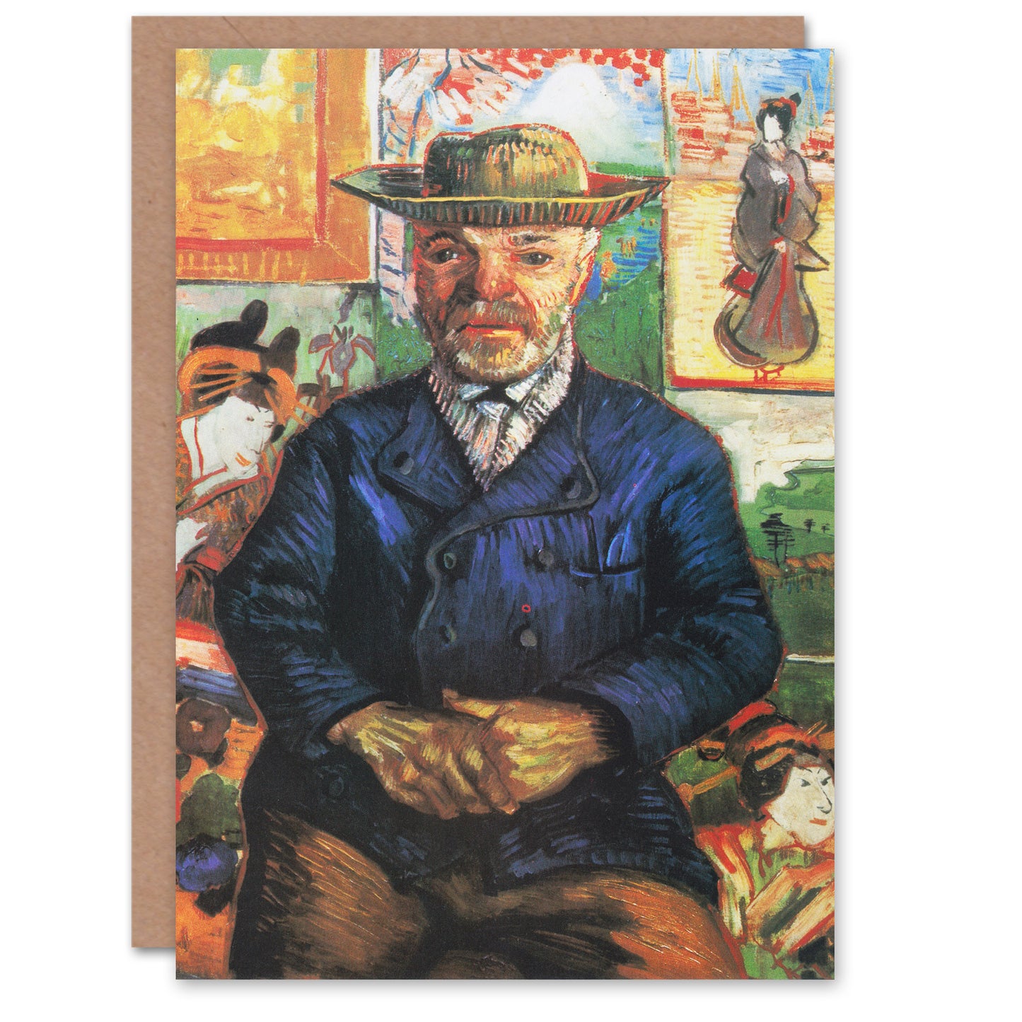 Vincent van Gogh Art Card Portrait of Pere Tanguy