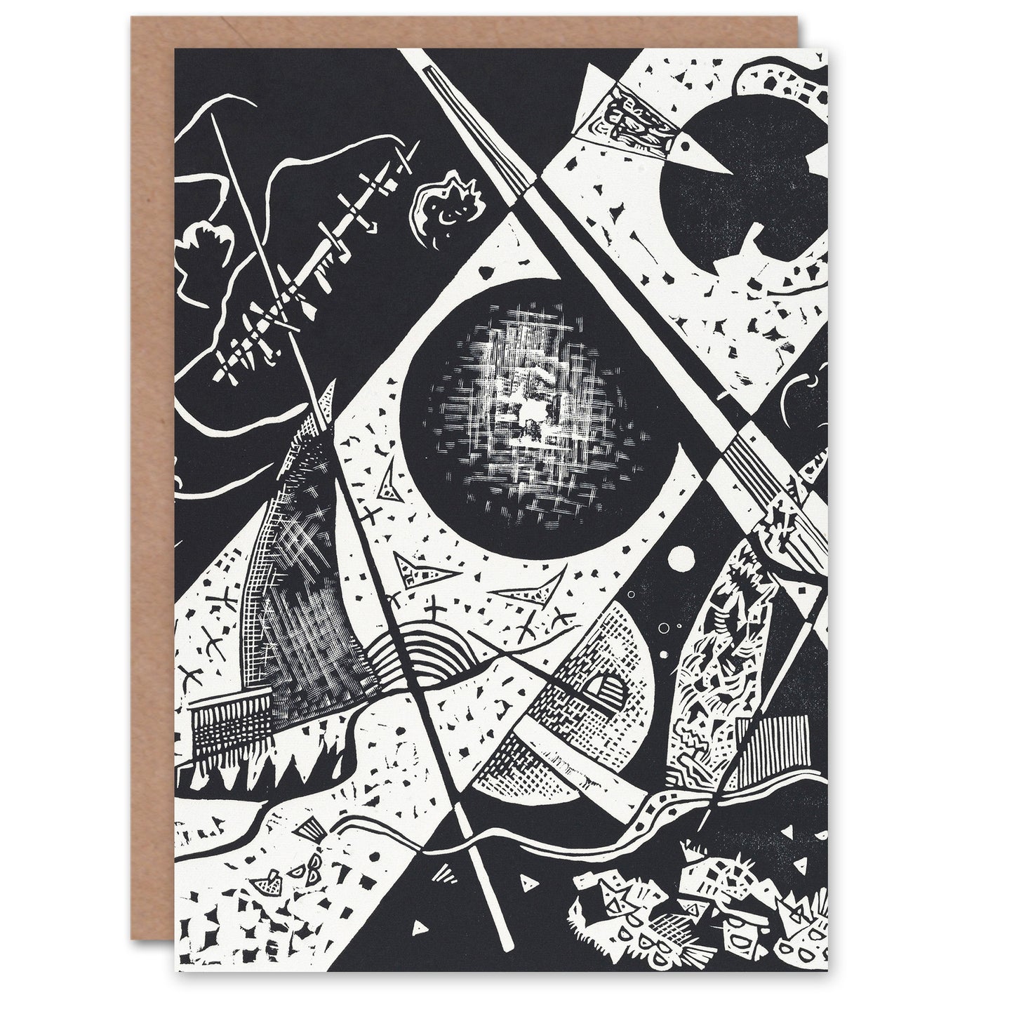Wassily Kandinsky Art Card Small Worlds VI Abstract Painting