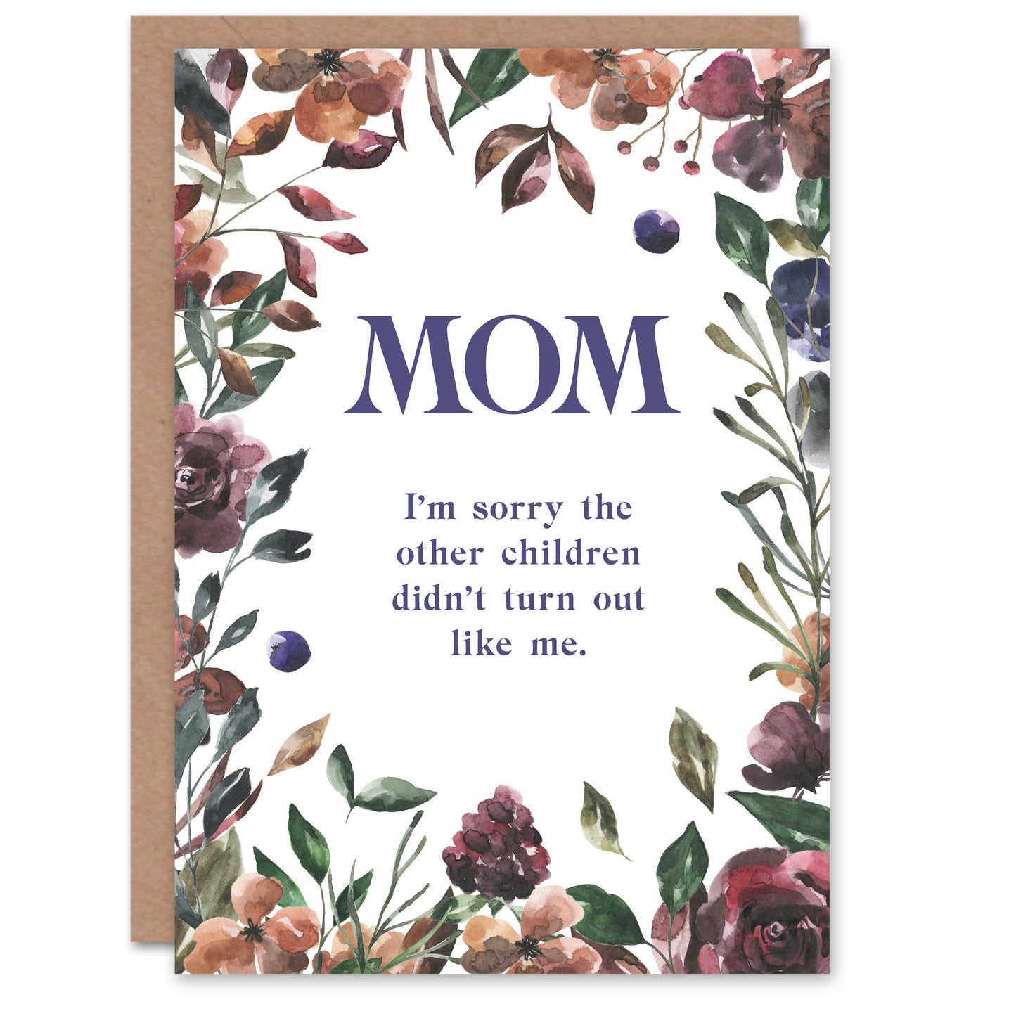 Mom Sorry Siblings Are Not Like Me Funny Birthday Card
