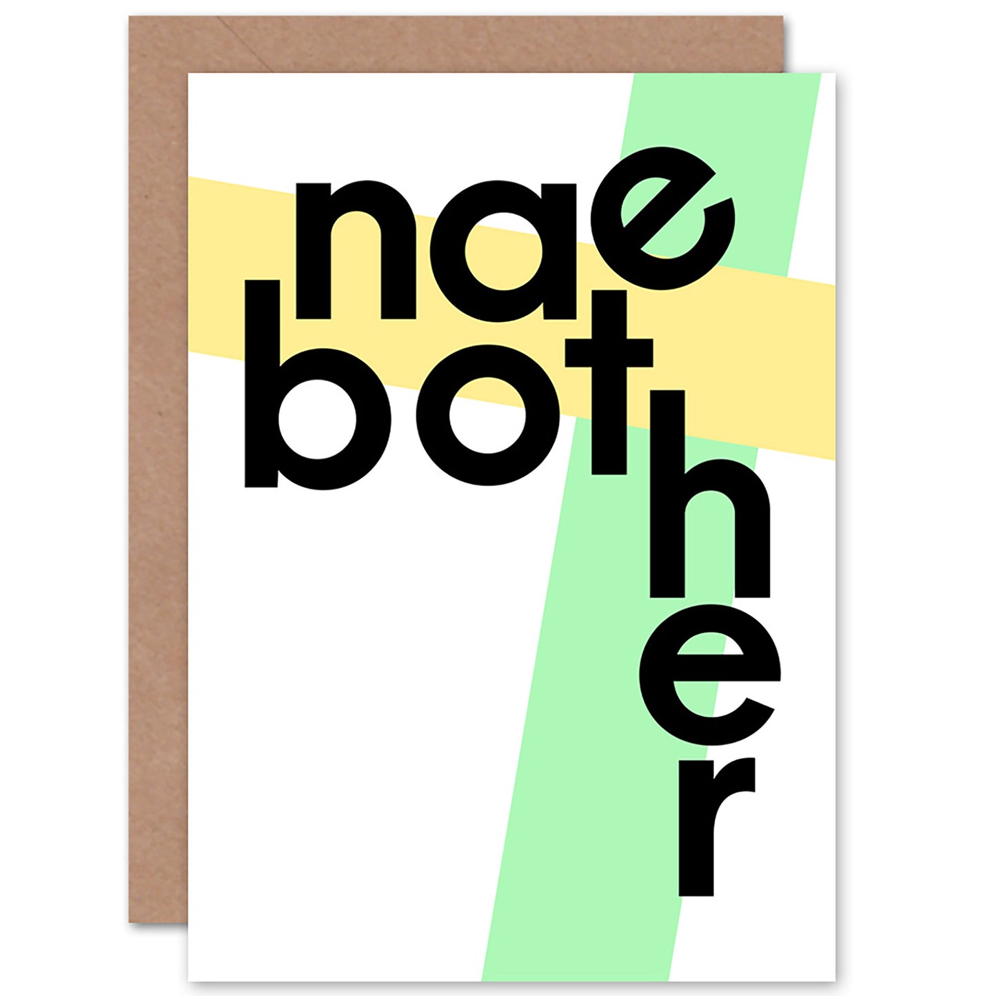 Scottish Phrase Nae Bother No Problem Scottish Card