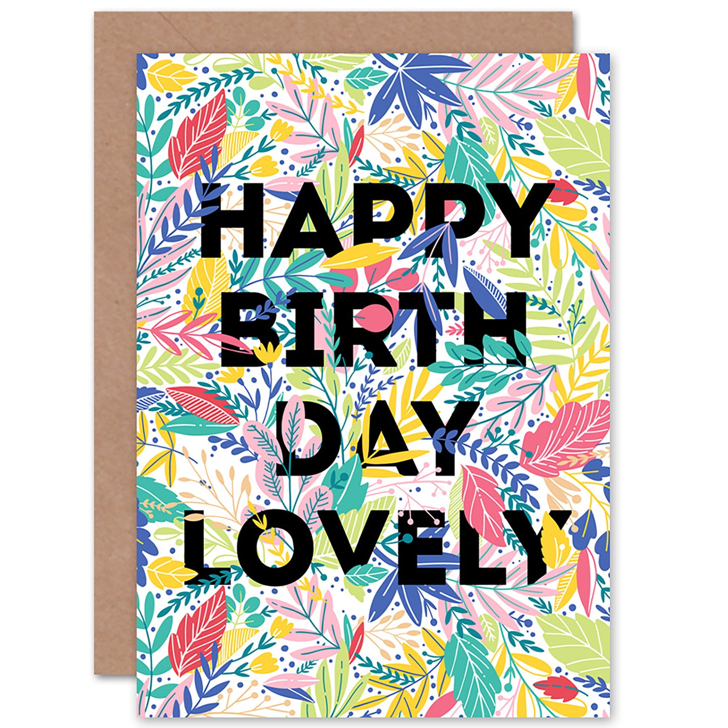 Lovely Botanical Plant Lover Birthday Card