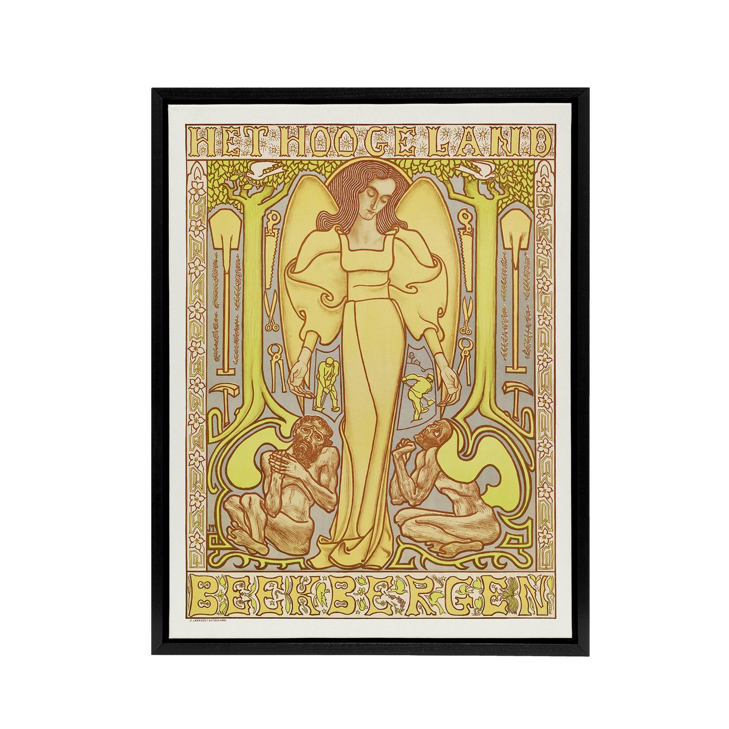 Het Hoogeland Beekbergen Institution Framed Canvas Wall Art Print Toorop