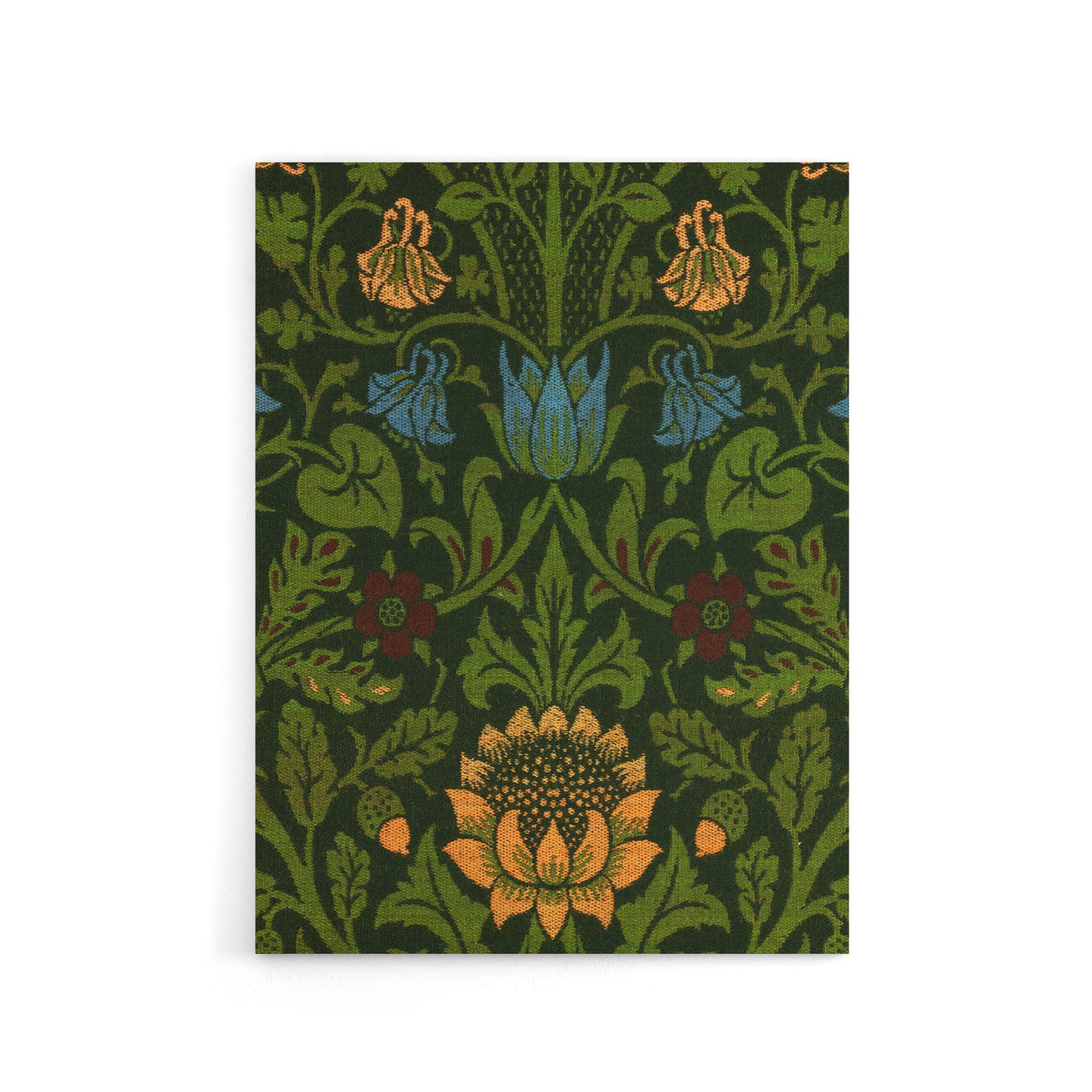 Violet Columbine Flower Detail W. Morris Vintage Canvas Wall Art