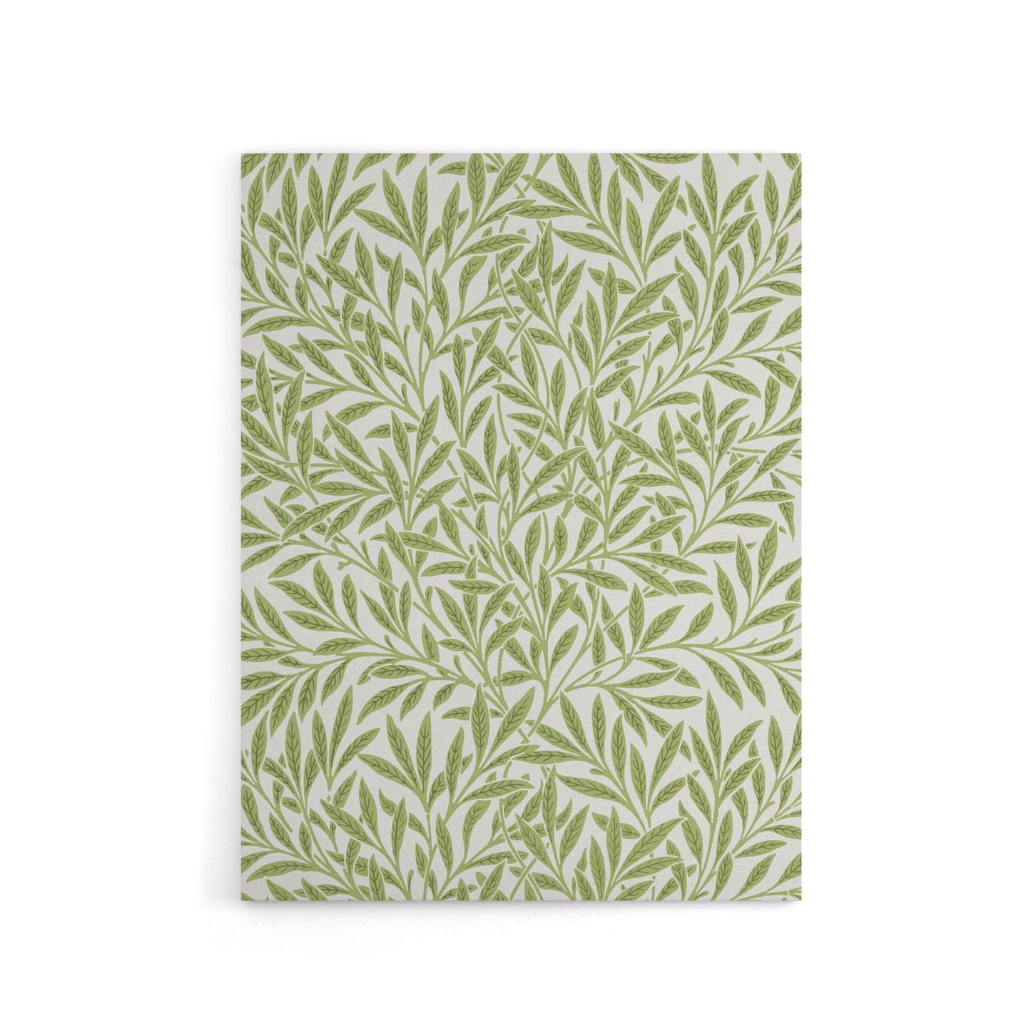 Willow Leaves Bright Pattern W. Morris Vintage Canvas Wall Art