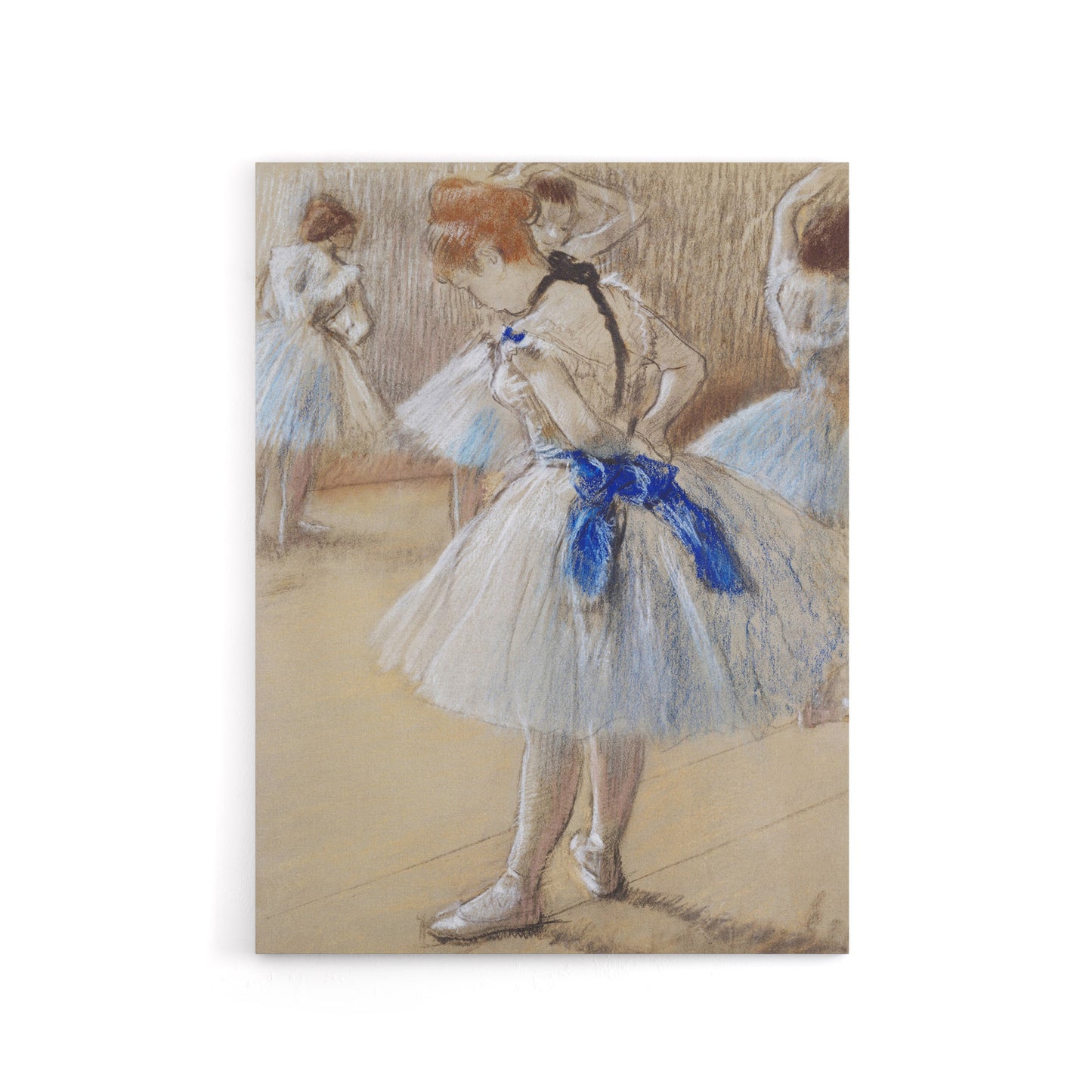 Dancer Ballerina Pastel Drawing Degas Vintage Canvas Wall Art