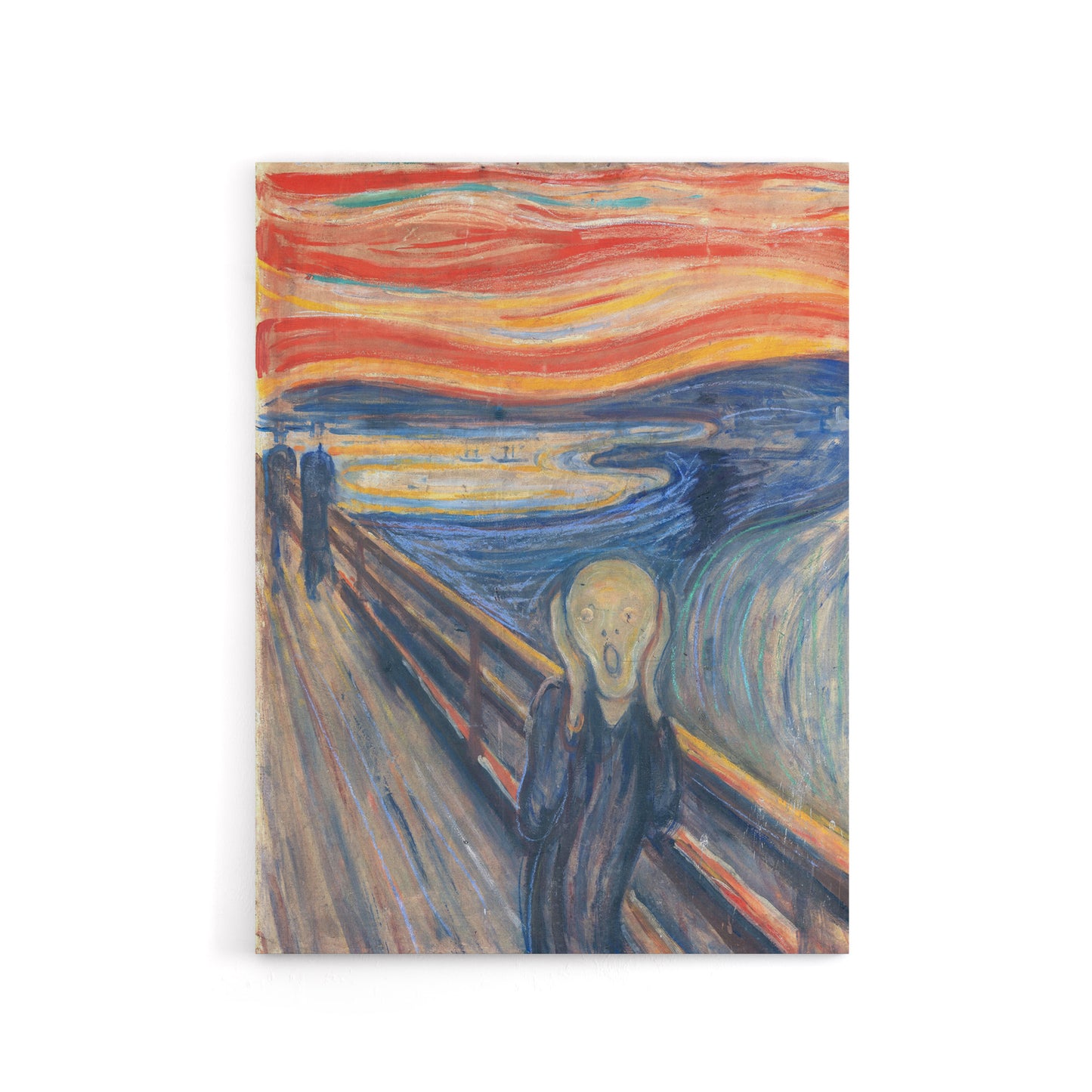 The Scream Iconic Painting Munch Vintage Canvas Wall Art