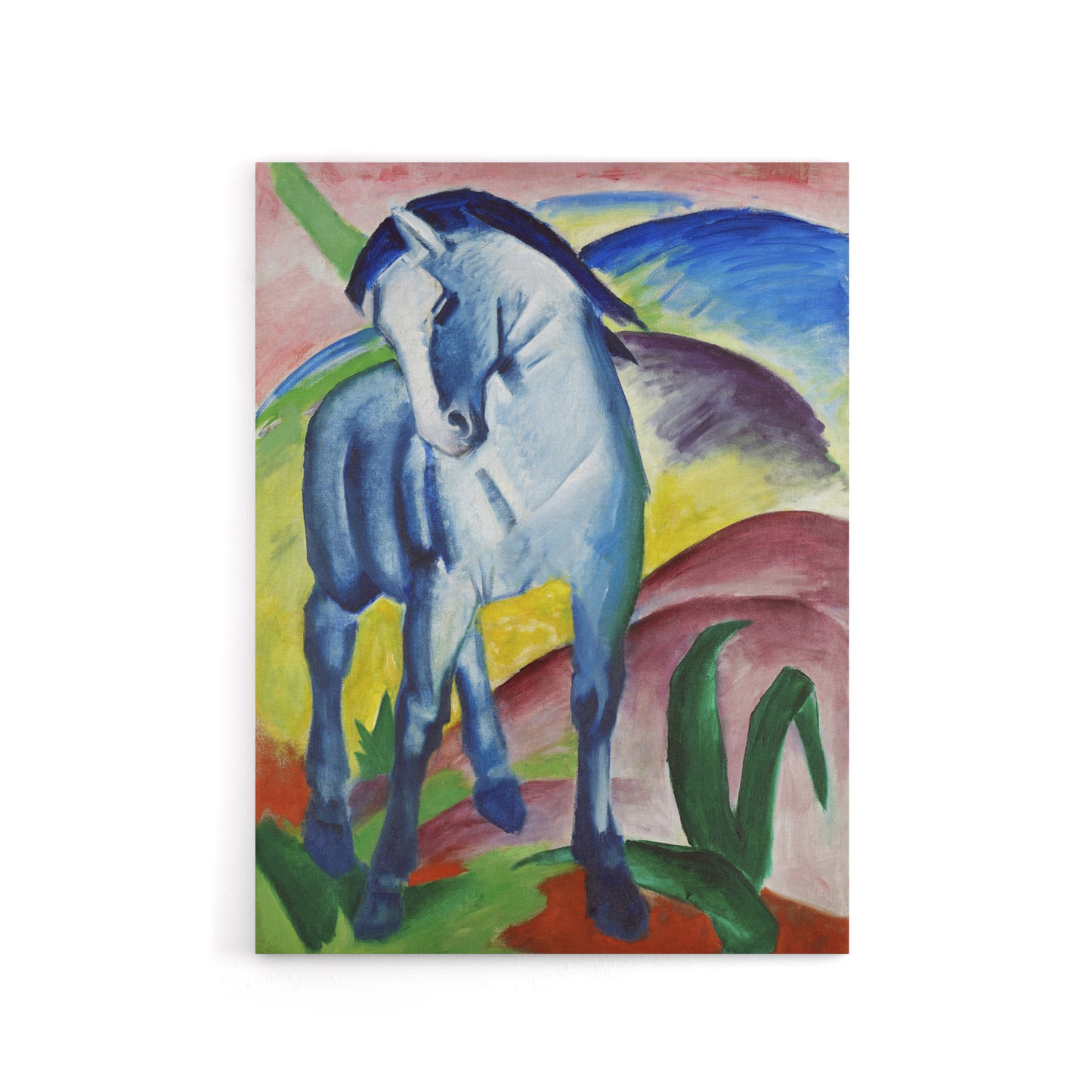Blue Horse I Expressionist Franz Marc Vintage Canvas Wall Art