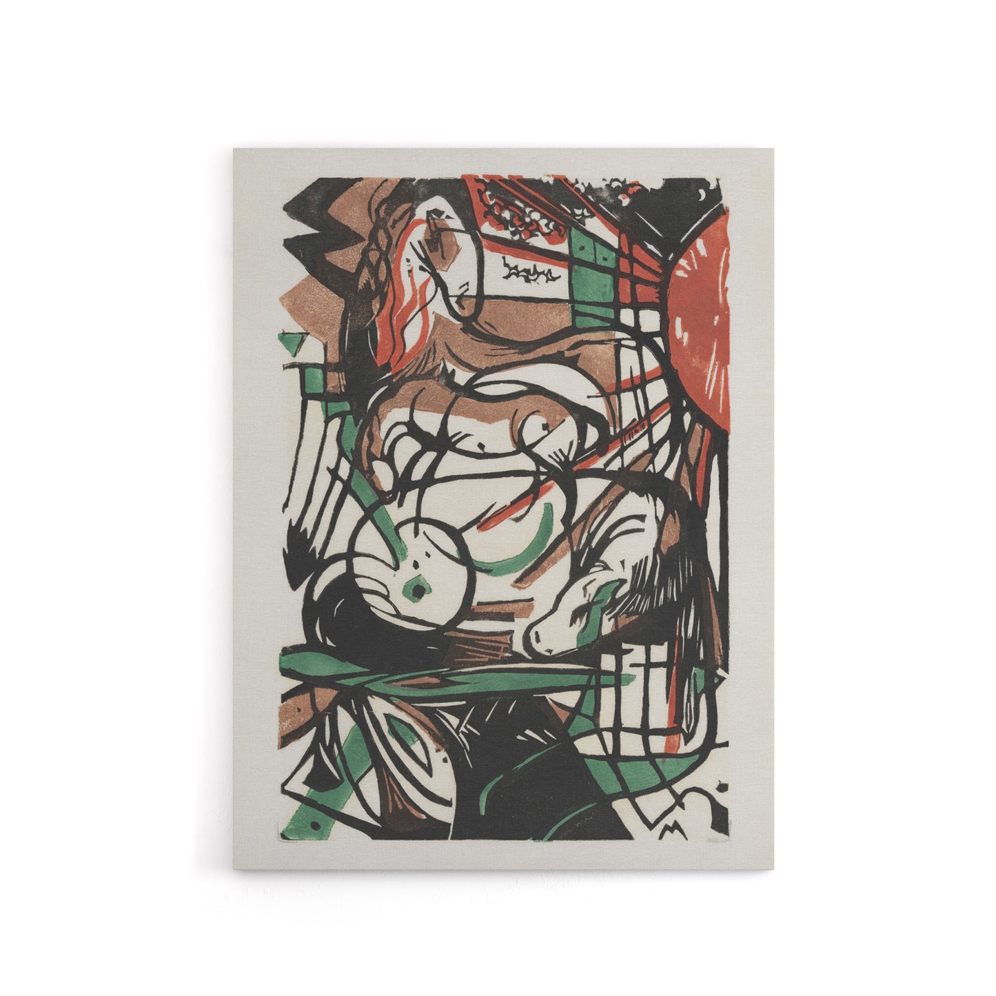 The Birth of Horses Abstract Franz Marc Vintage Canvas Wall Art