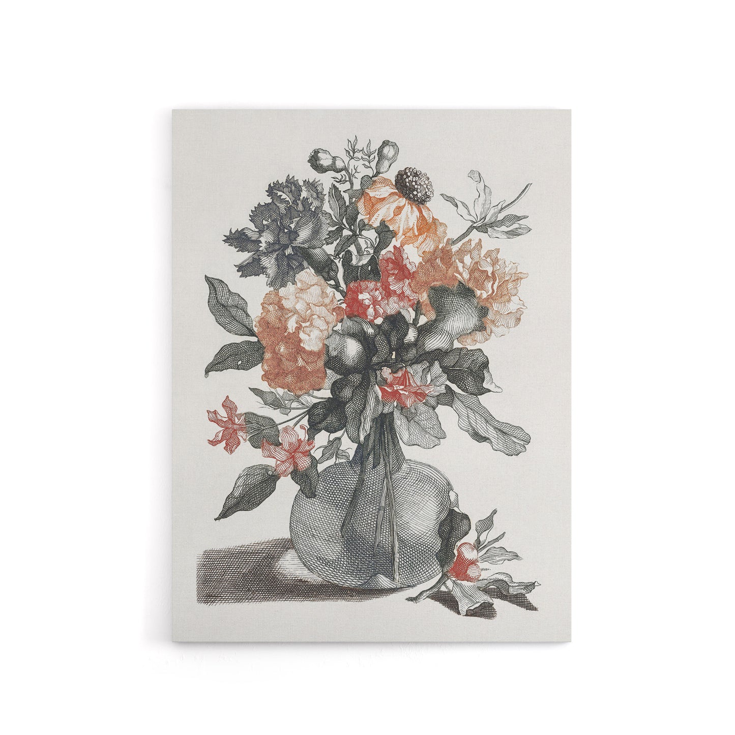 Spring Flowers in a Vase Still Life Teyler Canvas Wall Art