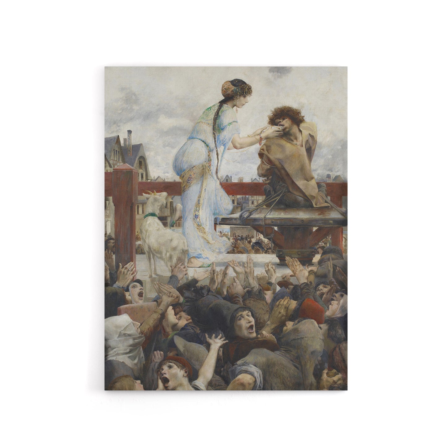 Luc Olivier Merson A Tear For a Drop of Water Canvas Wall Art Print