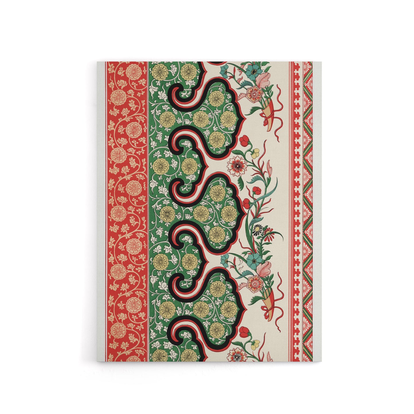 Owen Jones Ornamental Floral Motif Pattern Canvas Wall Art Print