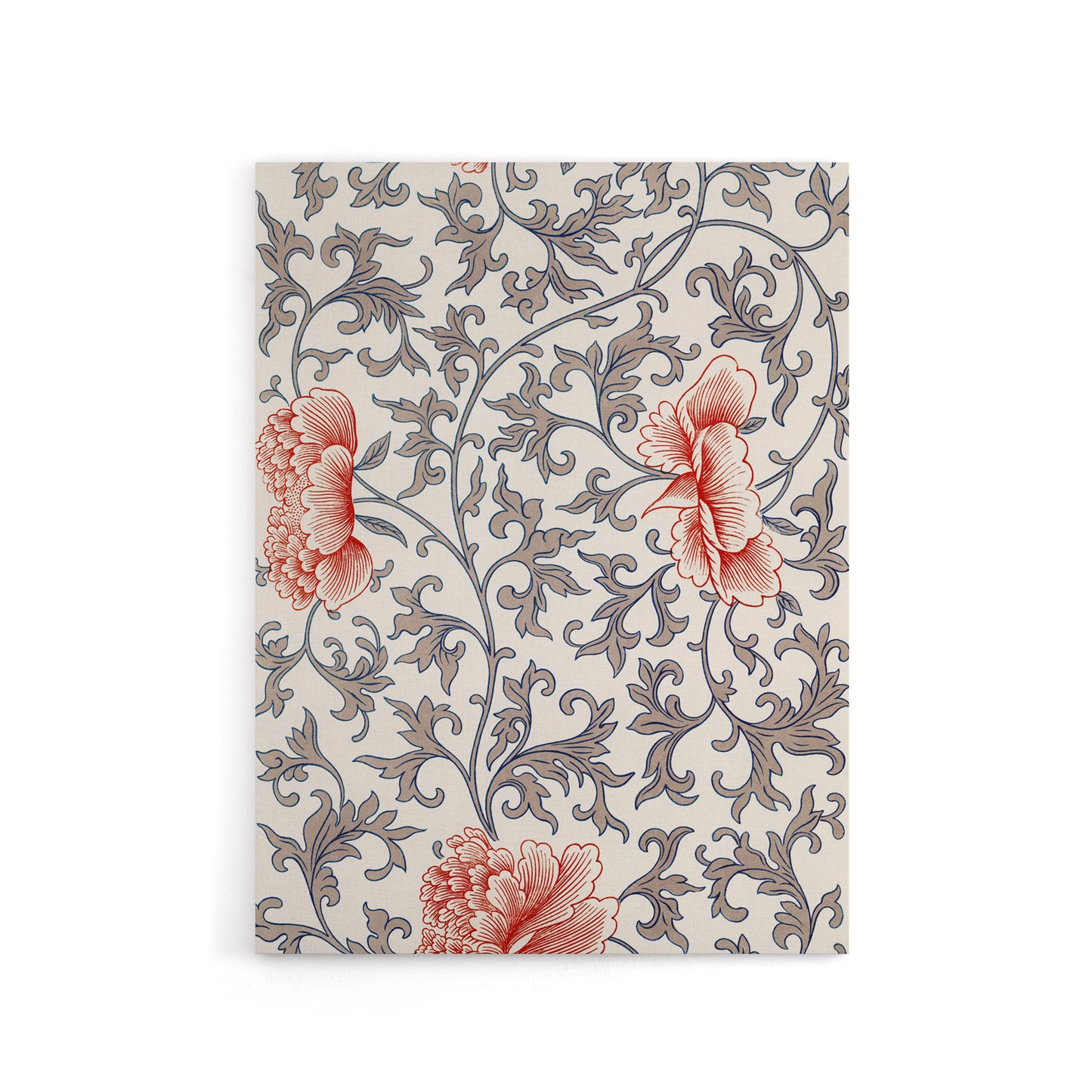 Owen Jones Ornamental Flower Filigree Pattern Canvas Wall Art Print