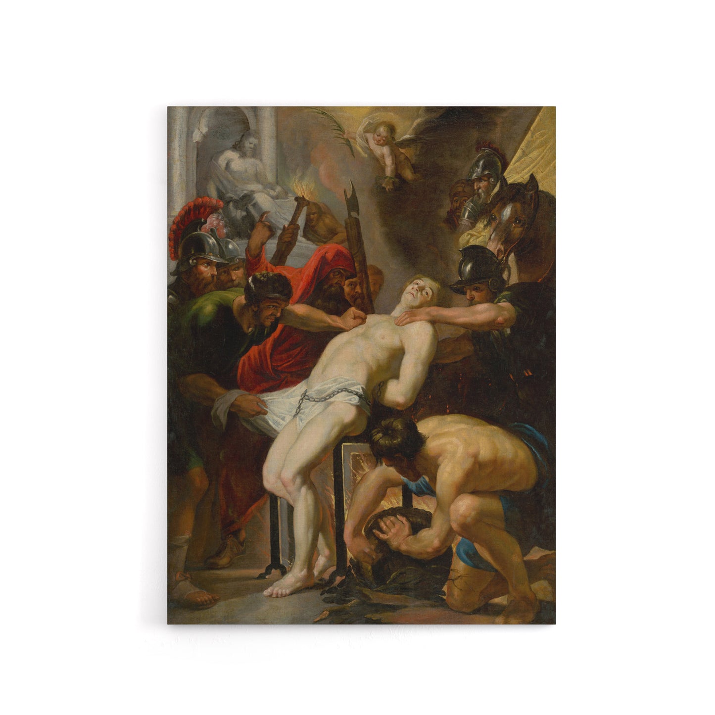 Peter Paul Rubens Martyrdom of Saint Lawrence Canvas Wall Art Print