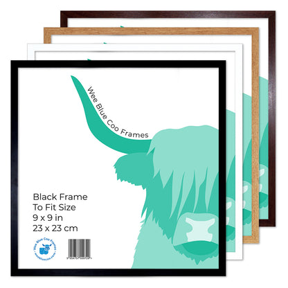 9x9 Inch Wooden Picture Frame