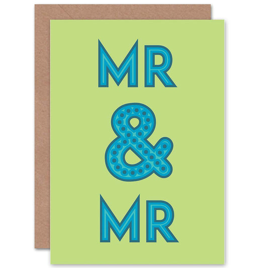 Celebration Same Sex Gay Mr Mister Love Wedding Card
