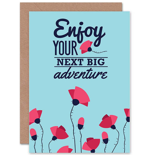Travel Leaving Big Adventure Good Bye Card