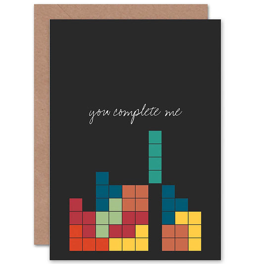You Complete Me Partner Romantic Card