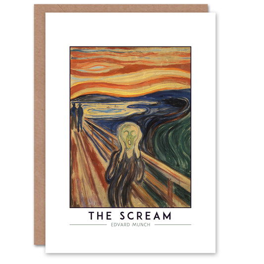 Edvard Munch The Scream Greetings Card