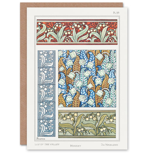 Maurice Pillard Verneuil Lily of the Valley Greetings Card