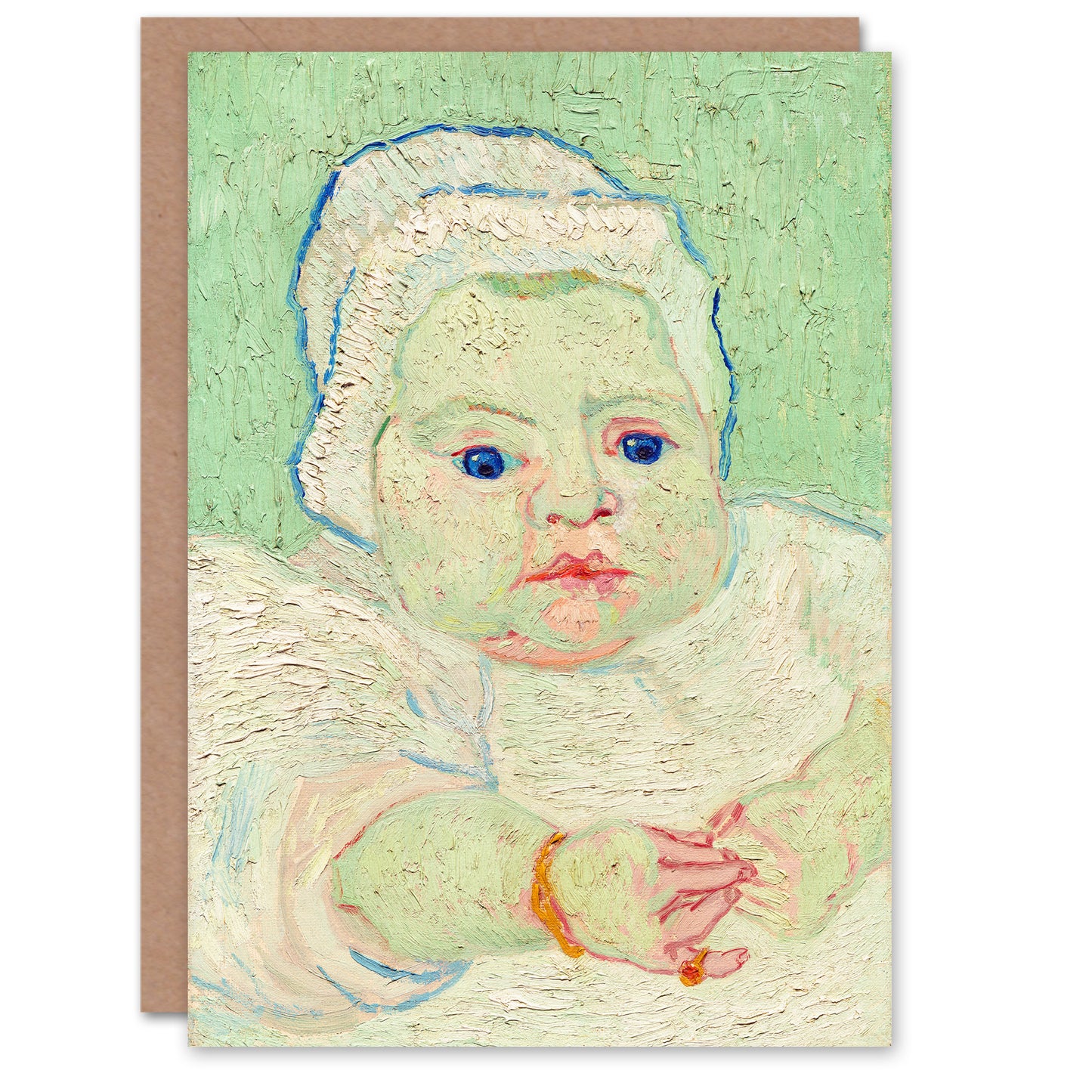 Vincent van Gogh Art Card Roulins Baby Portrait