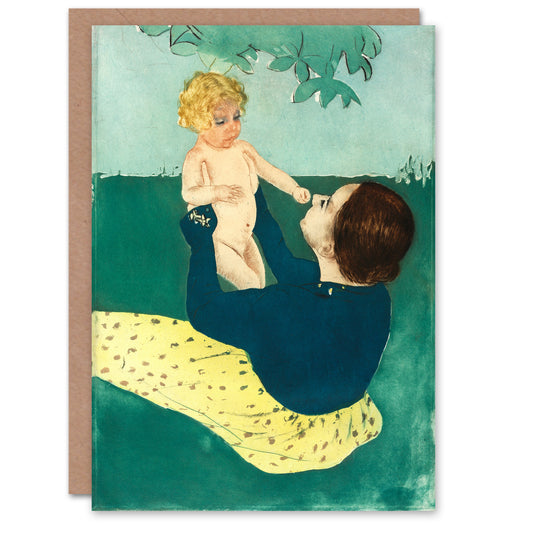Mary Cassatt Art Card Under the Horse Chestnut Tree