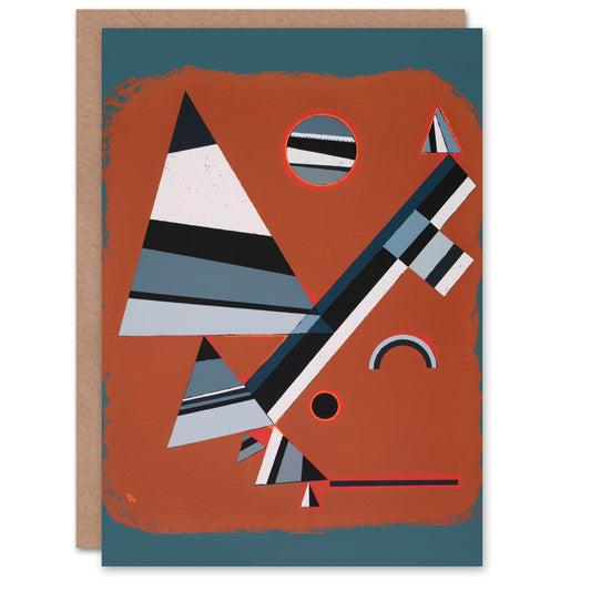 Wassily Kandinsky Art Card Gris Grey Abstract Painting