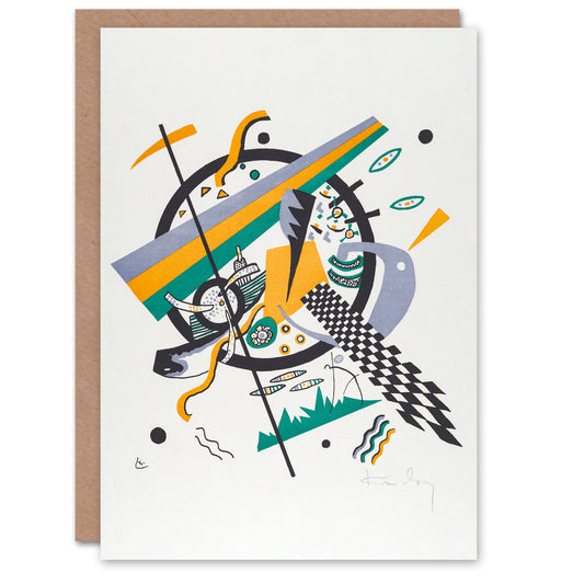 Wassily Kandinsky Art Card Small Worlds IV Abstract Painting