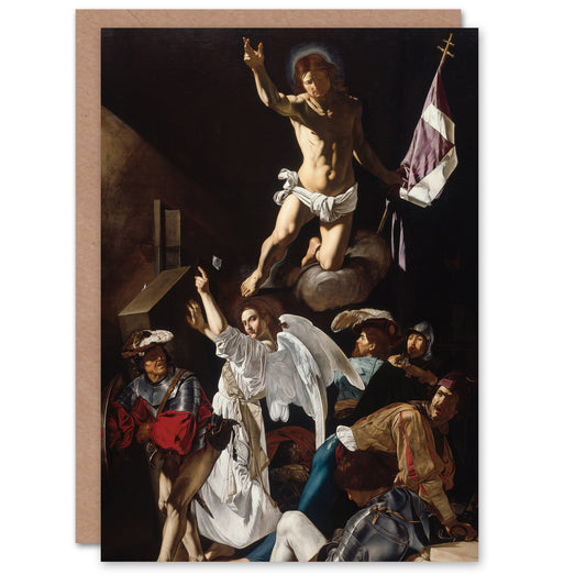 Francesco Buoneri Art Card The Resurrection Oil Painting