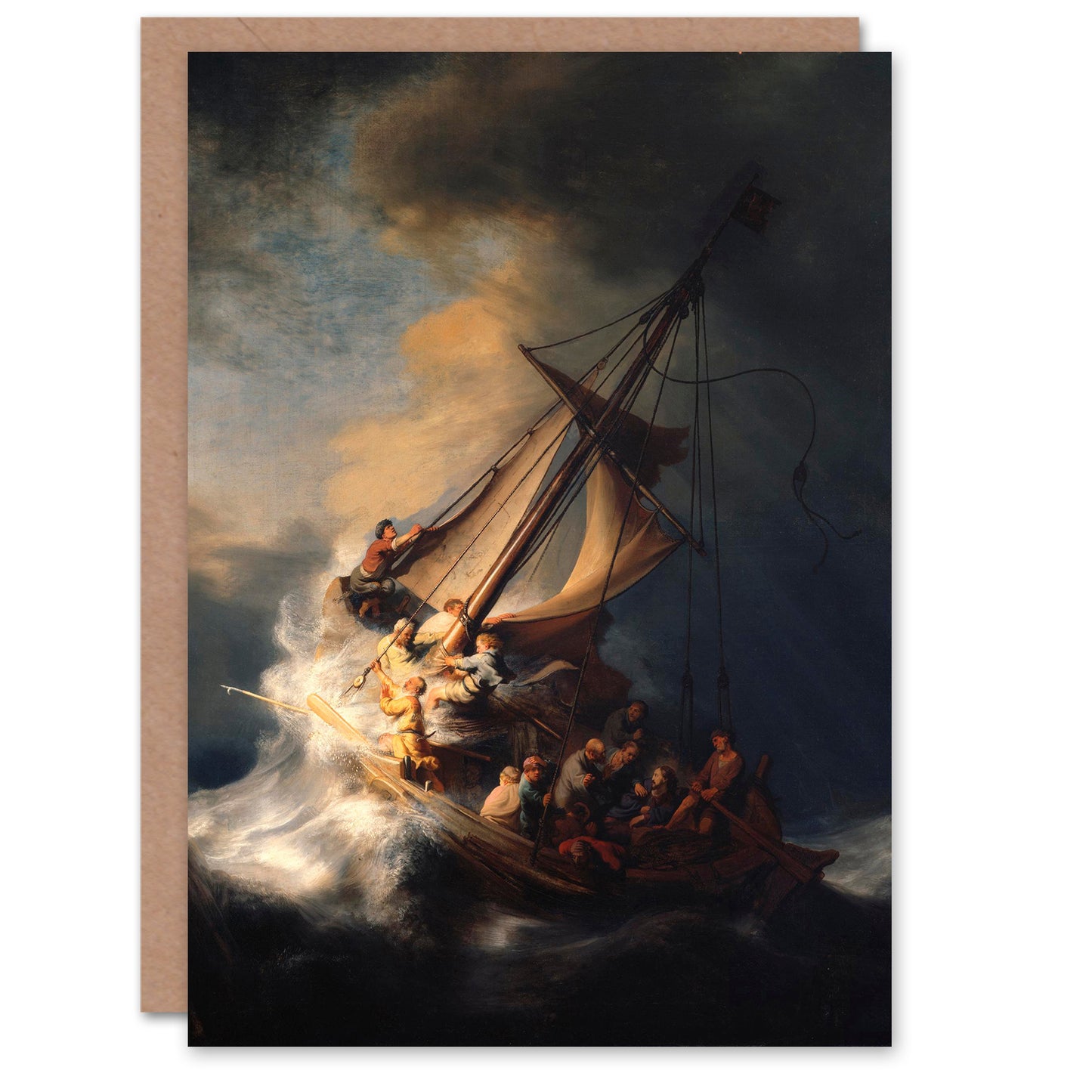 Rembrandt van Rijn Art Card Storm on the Sea of Galilee