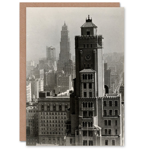 Alfred Stieglitz Art Card New York City Cityscape Photograph
