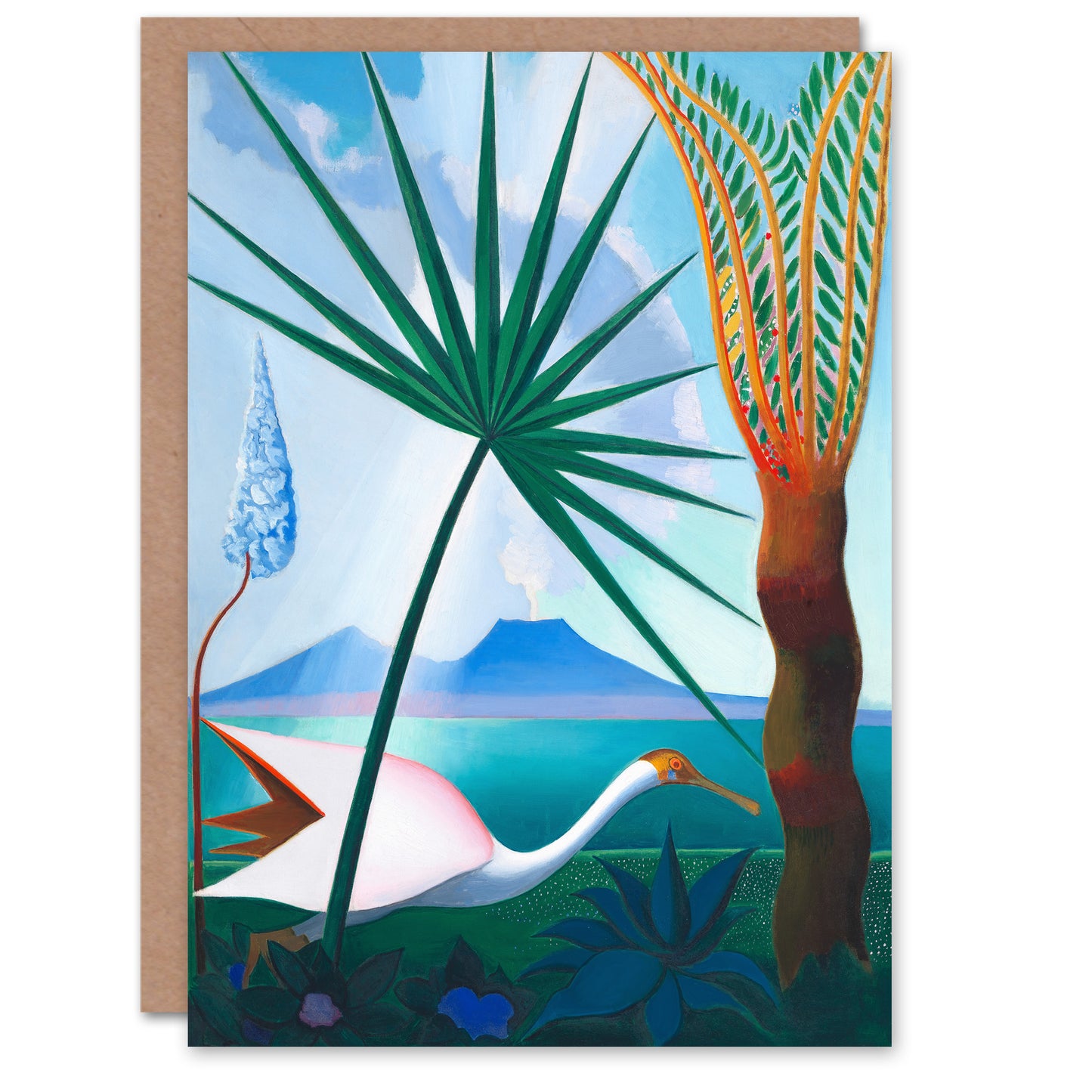 Joseph Stella Neapolitan Song Bay of Naples Art Greeting Card