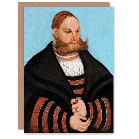 Lucas Cranach Portrait of Lukas Spielhausen Art Greeting Card
