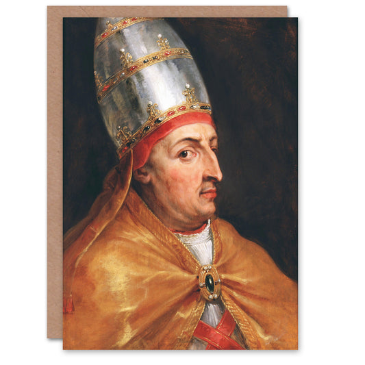 Peter Paul Rubens Portrait of Pope Nicholas V Art Greeting Card