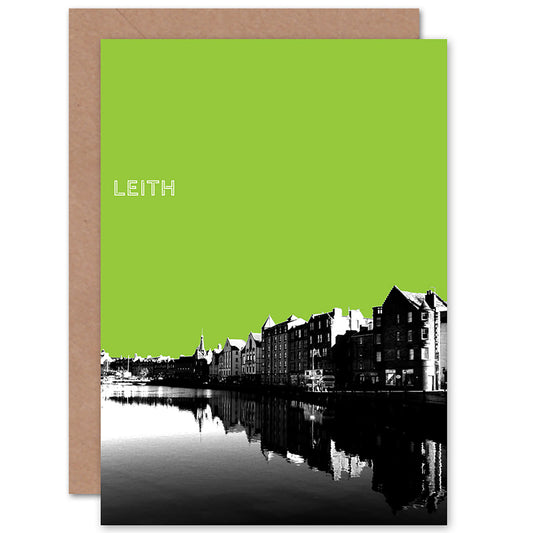Leith Shore Edinburgh Scottish Green Scottish Card