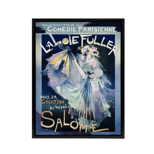 Salome Ballet Vintage Advert Framed Canvas Wall Art Print Georges Feure