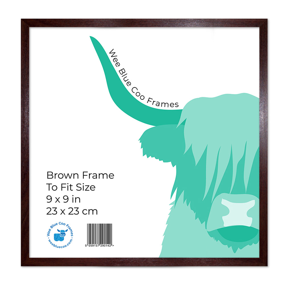 9x9 Inch Wooden Picture Frame