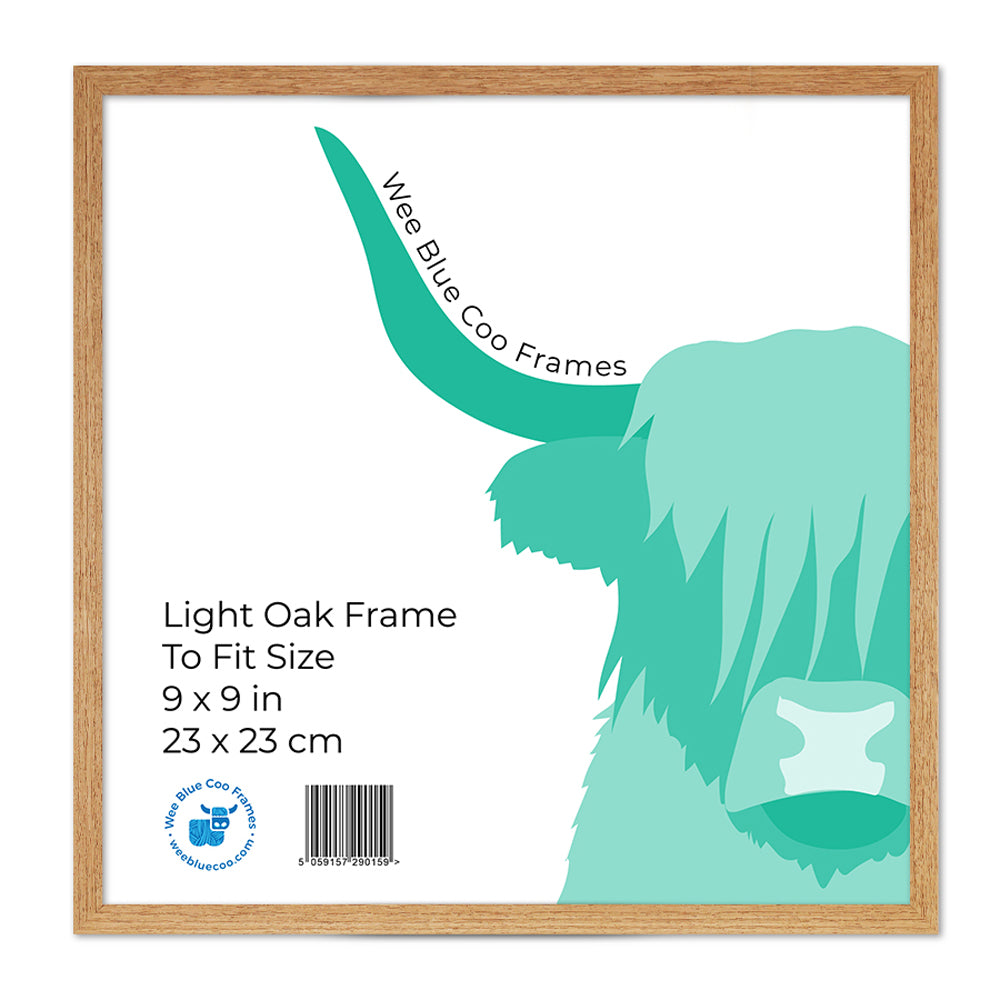 9x9 Inch Wooden Picture Frame