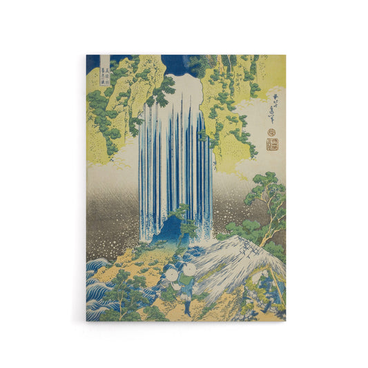 Yoro Waterfall In Mino Province Canvas Wall Art Print Hokusai