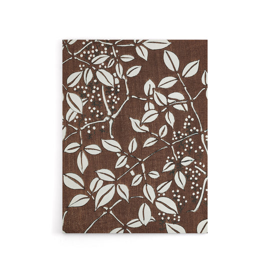 Tree Branch and Leaf Pattern Canvas Wall Art Print Bijutsukai