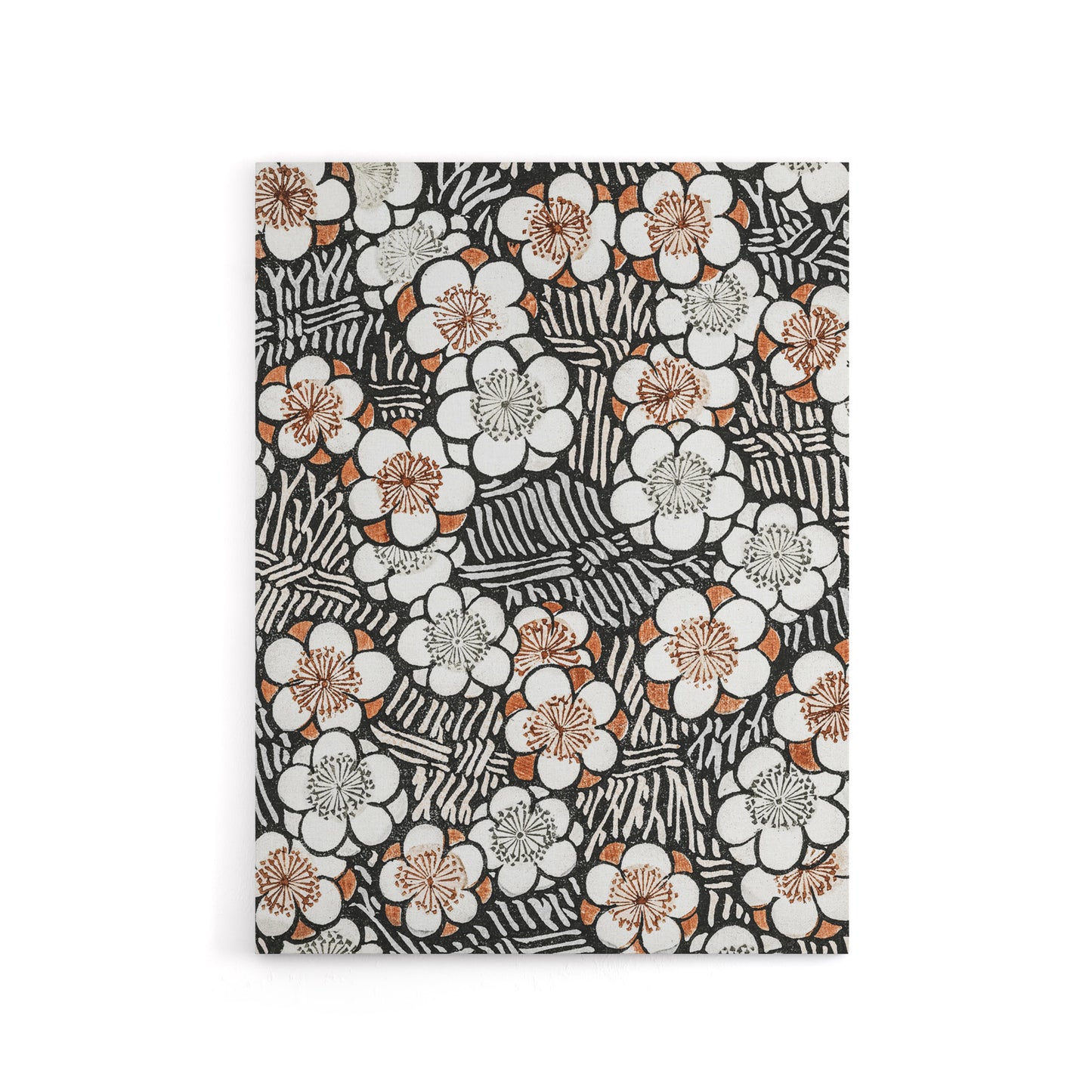 Flowerbed Floral Pattern Canvas Wall Art Print Shin Bijutsukai