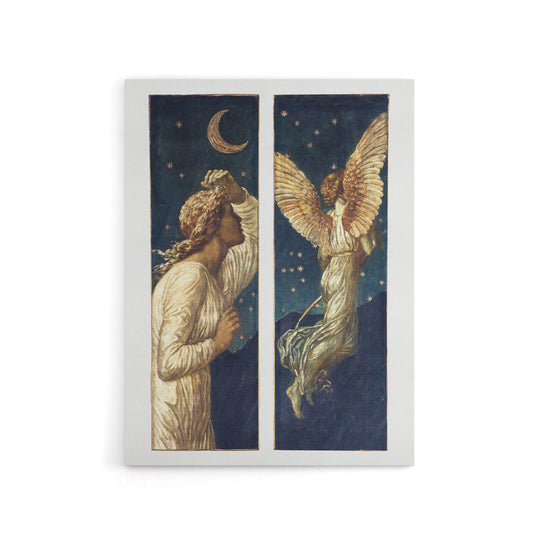 Cupid Flying Away From Psyche Canvas Wall Art Print Burne Jones
