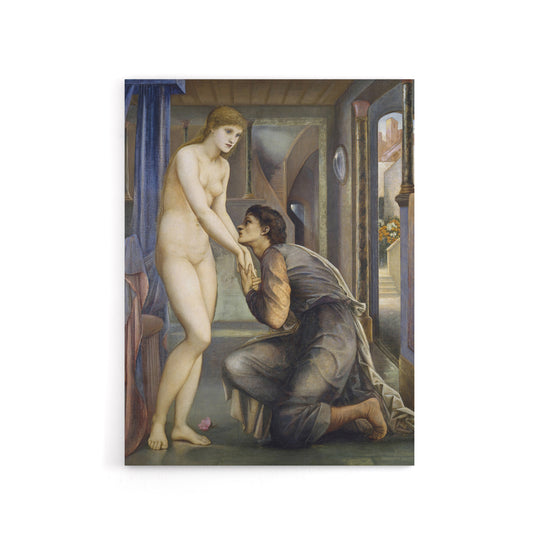 Pygmalion Galatea Soul Attains Canvas Wall Art Print Burne Jones