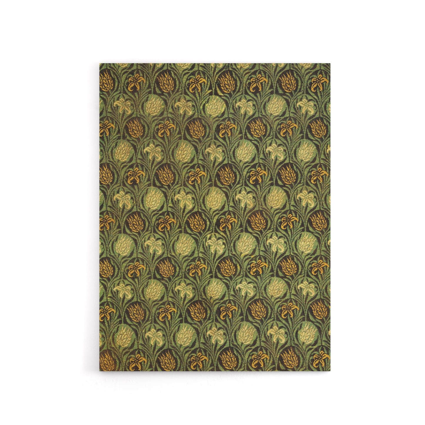 Tulip and Lily Floral Pattern Canvas Wall Art Print W. Morris