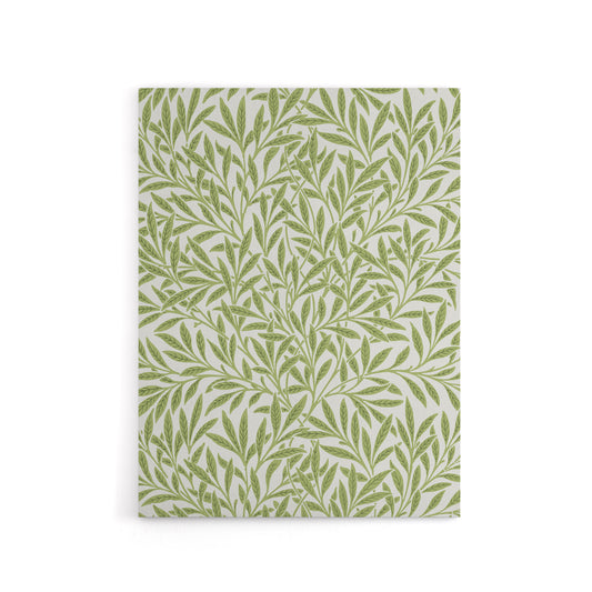Willow Leaves Bright Pattern W. Morris Vintage Canvas Wall Art