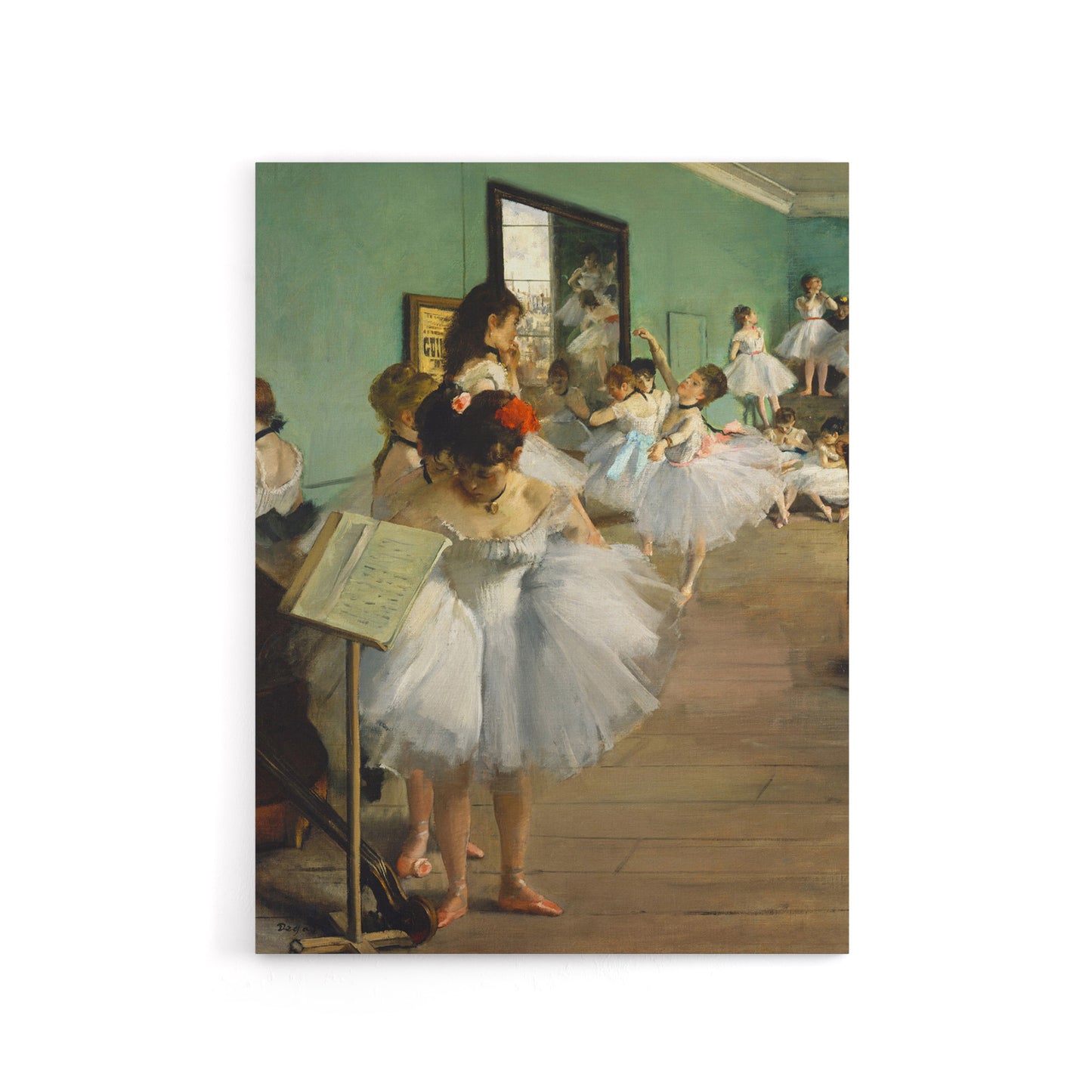 The Dance Class Ballet Studio Degas Vintage Canvas Wall Art