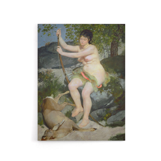 Diana Hunter Goddess Renoir Vintage Canvas Wall Art